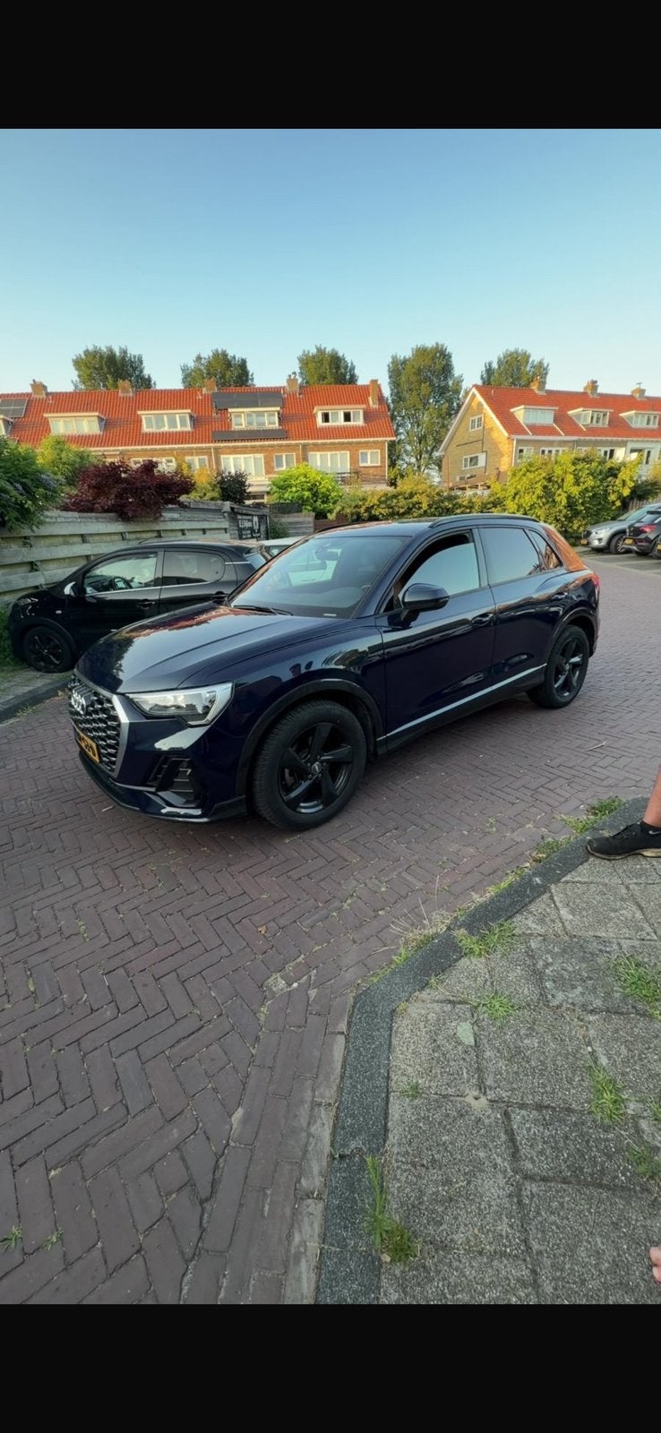 Audi Q3 35 Tfsi 150pk S Tronic 2020 Blauw, Auto's, 15 km/l, 4 cilinders, Geïmporteerd, Te koop