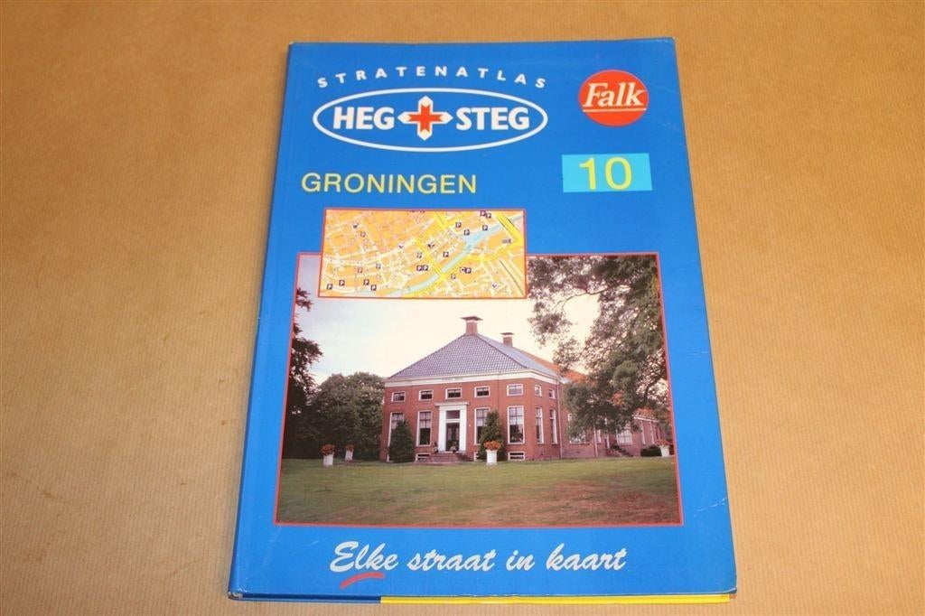 Stratenatlas Heg & Steg: Groningen — Falkplan [2004], Boeken, Atlassen en Landkaarten, Gelezen, Ophalen of Verzenden, Landkaart