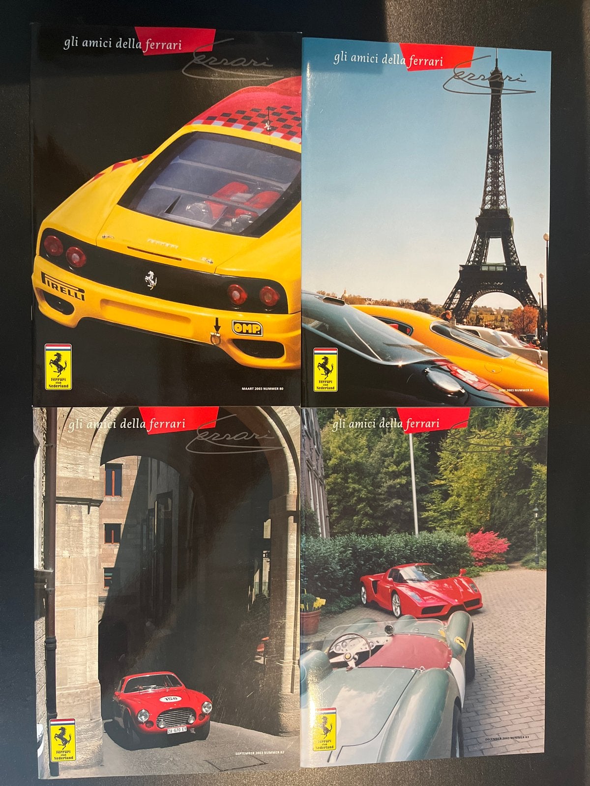 Gli Amici Della Ferrari Tijdschriften (4 stuks), Ophalen of Verzenden, Gelezen, Ferrari