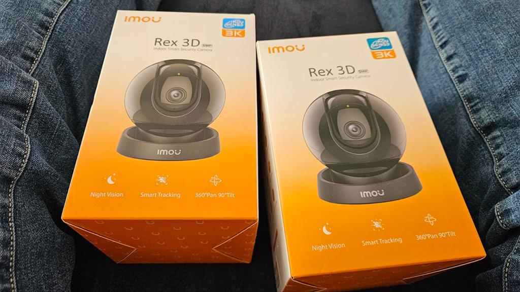 IMOU Rex 3D 3K Indoor Smart Security Camera - Set van 2, Ophalen