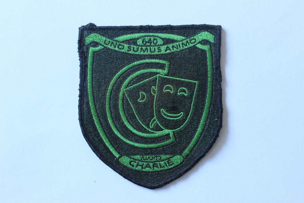 patch 640 sqn  vlucht charlie  Vlb  Volkel, Verzenden, Zo goed als nieuw, Patch, Badge of Embleem