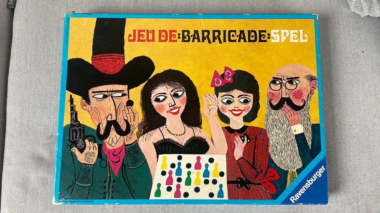 Barricade Ravensburger, Hobby en Vrije tijd, Gezelschapsspellen | Bordspellen, Ophalen of Verzenden, Gebruikt