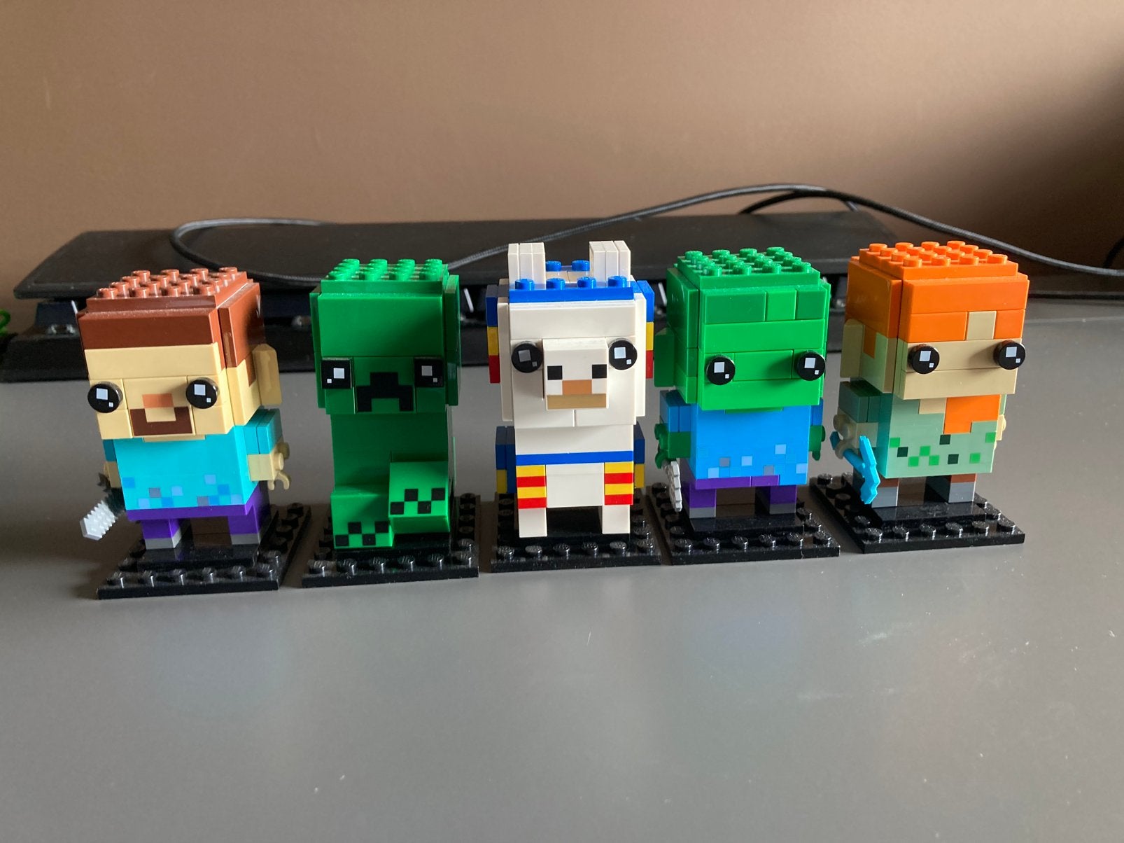 Lego minecraft brickheadz complete serie., Computers en Software, 3D-printerbenodigheden, Ophalen of Verzenden, Zo goed als nieuw