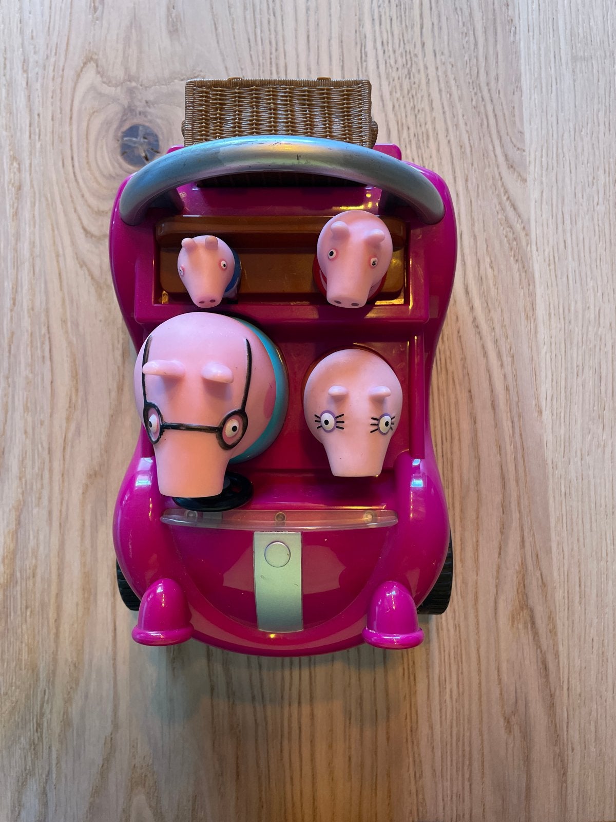 Peppa Pig Familie Auto met figuren, Ophalen of Verzenden, Gebruikt