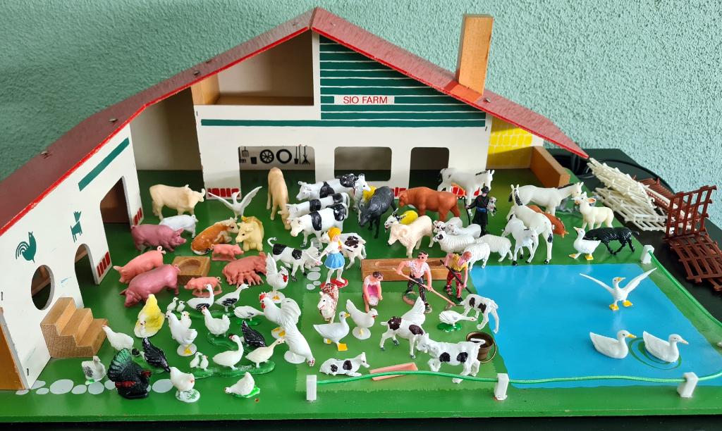 SIO houten boerderij, Verzamelen, Ophalen, Gebruikt