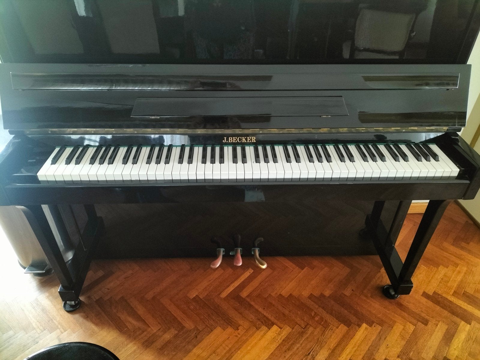 Piano, Muziek en Instrumenten, Ophalen, Zwart, Zo goed als nieuw, Piano