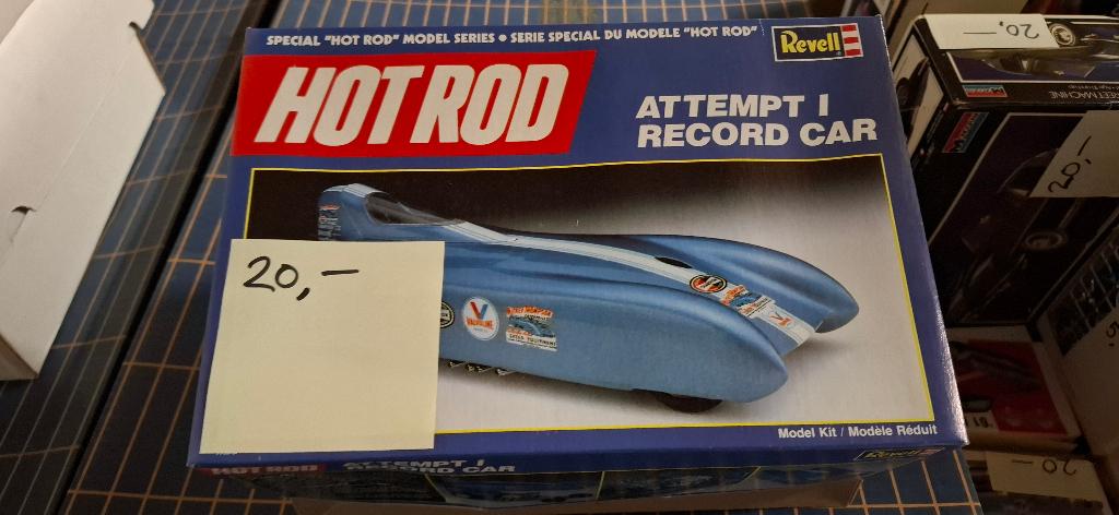 Revell Attempt 1 Record Car, Hobby en Vrije tijd, Modelbouw | Auto's en Voertuigen, Nieuw, Auto, Groter dan 1:32, Revell, Ophalen of Verzenden