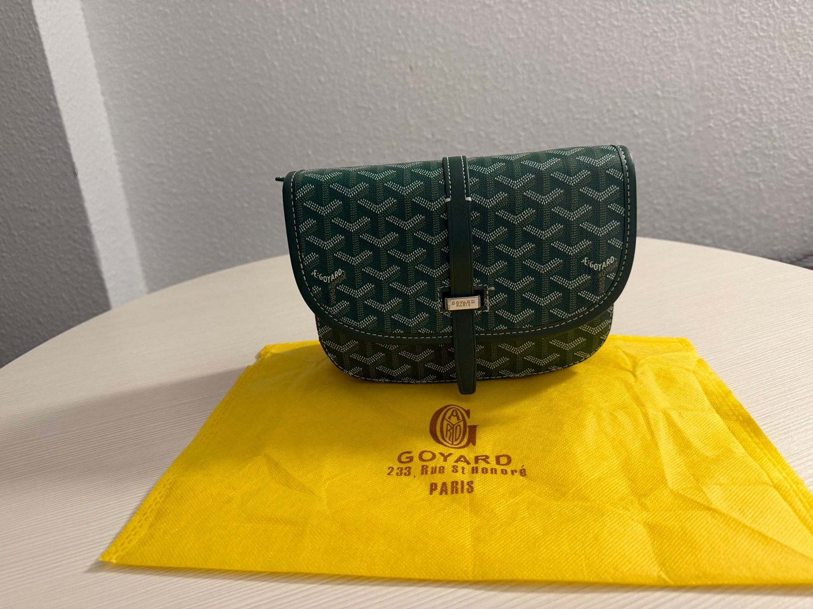 Goyard Schoudertasje Groen - Zo goed als nieuw, Ophalen of Verzenden, Zo goed als nieuw, Groen, Schoudertasje