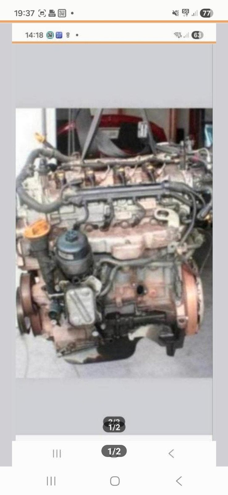 Te koop 1.3 HDI 75 Motor Diesel, Ophalen of Verzenden, Fiat
