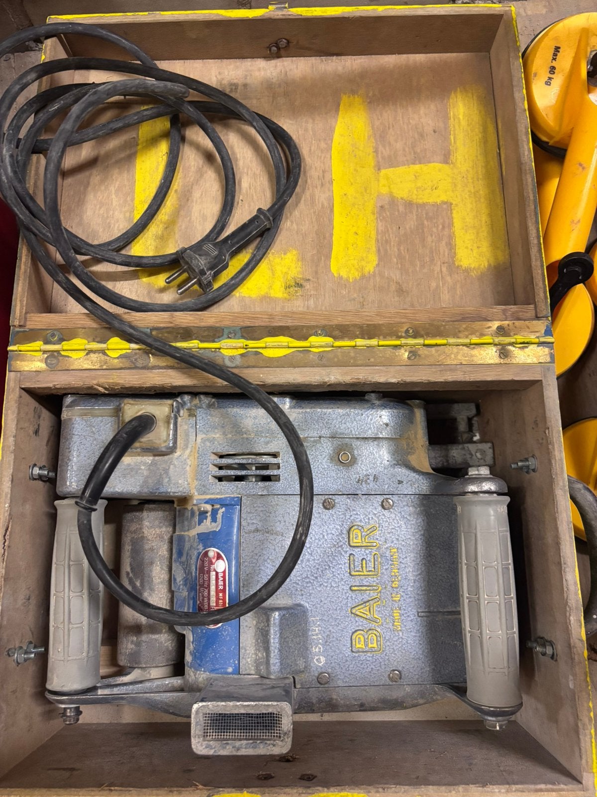 Muurfrees Baier MF63, Ophalen of Verzenden, Elektrisch