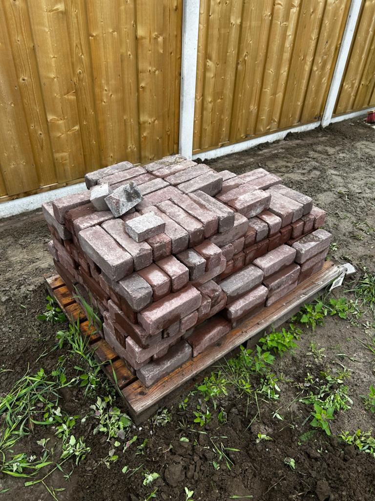 Dikformaat betonklinkers - ca. 250 stuks, Ophalen, Klinkers, Nieuw, 5 tot 10 m²