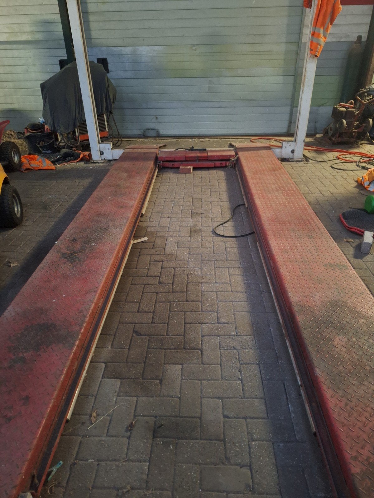 4 koloms hefbrug 5.500kg, Auto diversen, Ophalen, Gebruikt