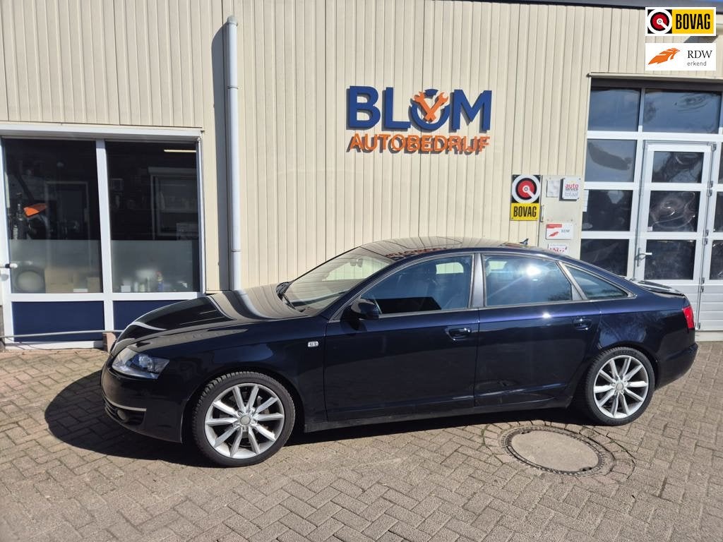 Audi A6 2.8 FSI quattro Business, Auto's, Automaat, Gebruikt, Zwart, 2773 cc