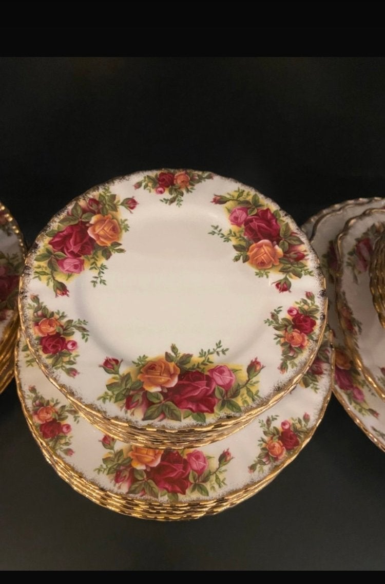 Royal Albert Old Country Roses Borden 16 cm (6 stuks), Ophalen of Verzenden