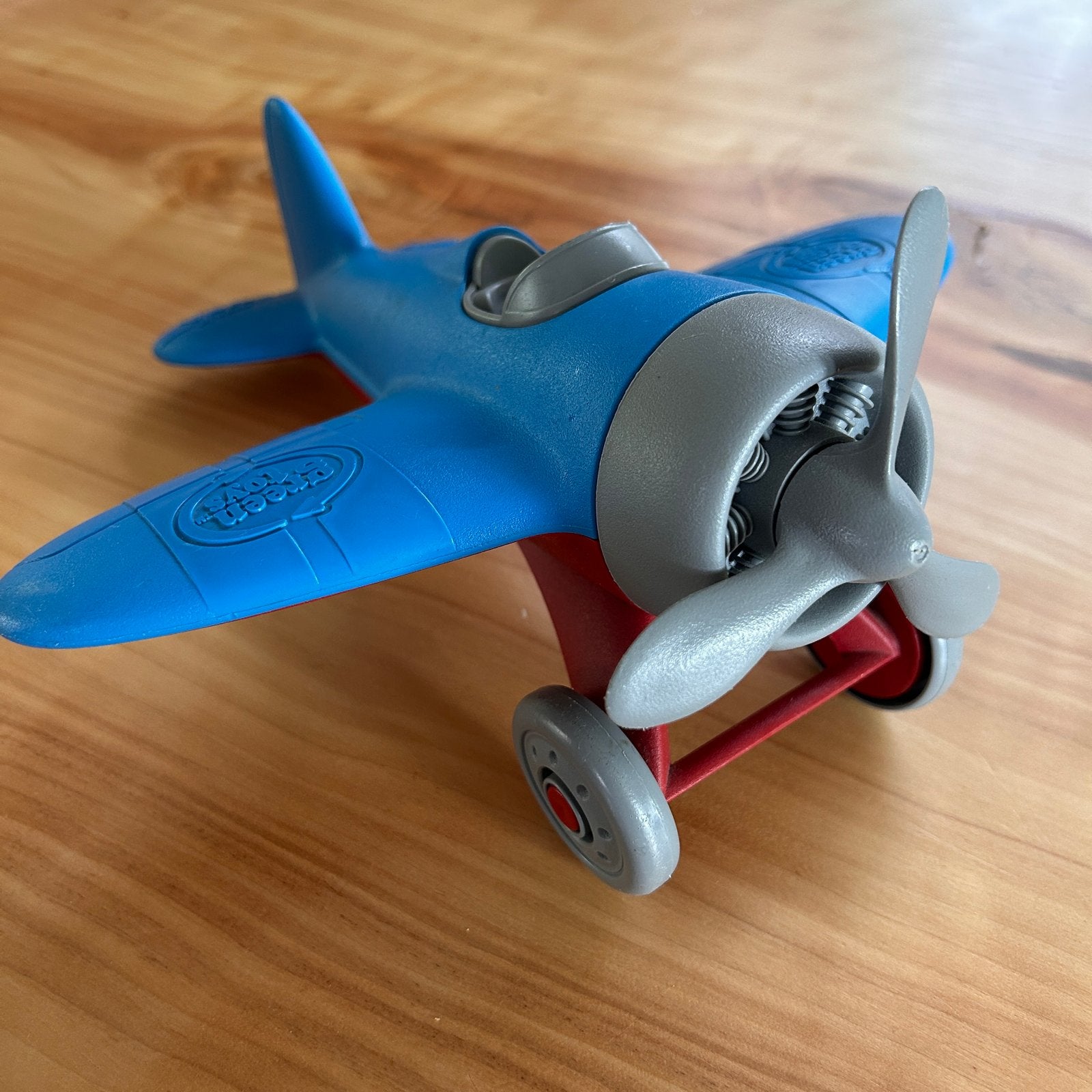 Green Toys Speelgoed Vliegtuig - Blauw, Ophalen, Zo goed als nieuw