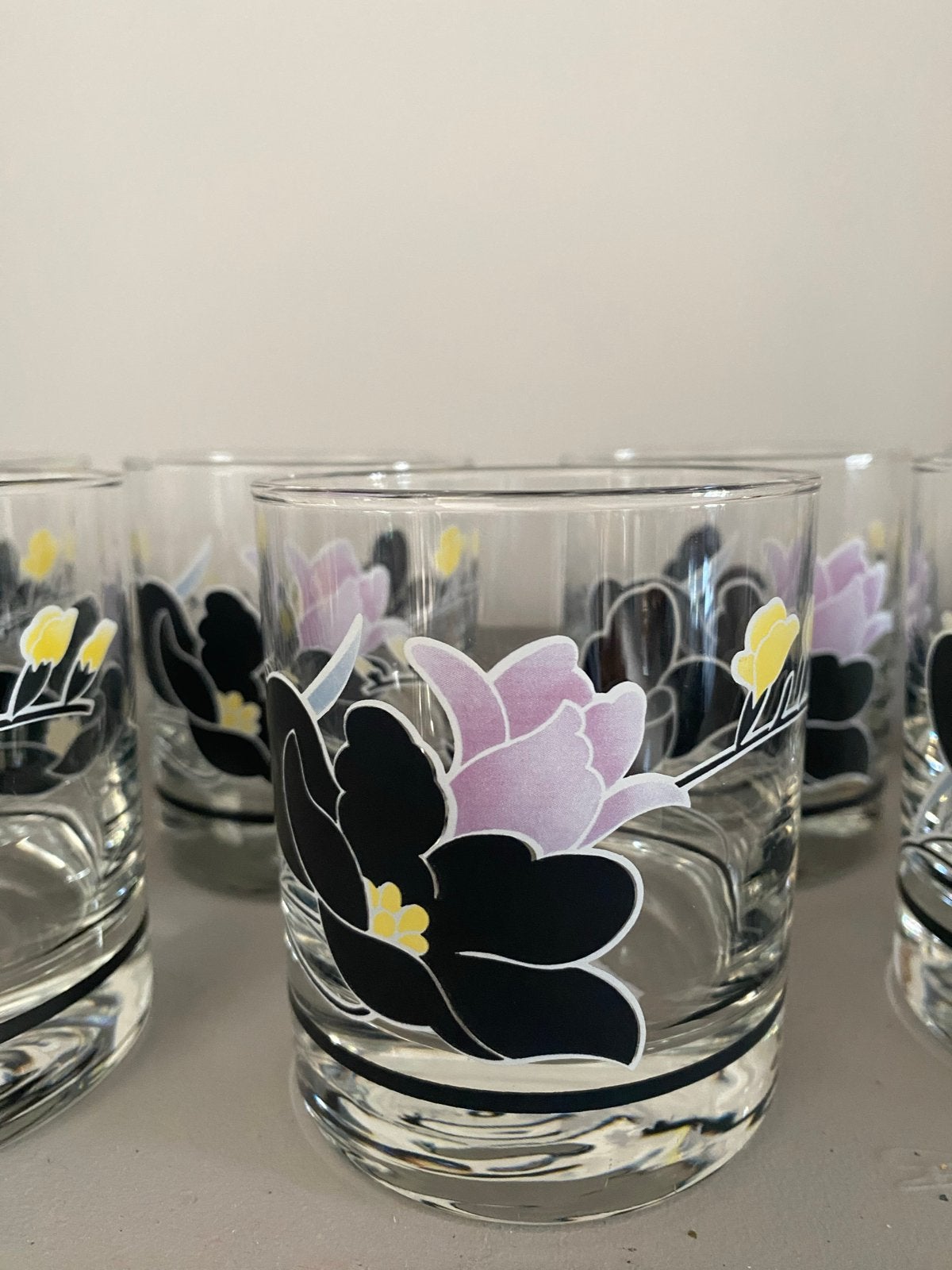 6 Vintage Luminarc Anais Glazen, Antiek en Kunst, Ophalen
