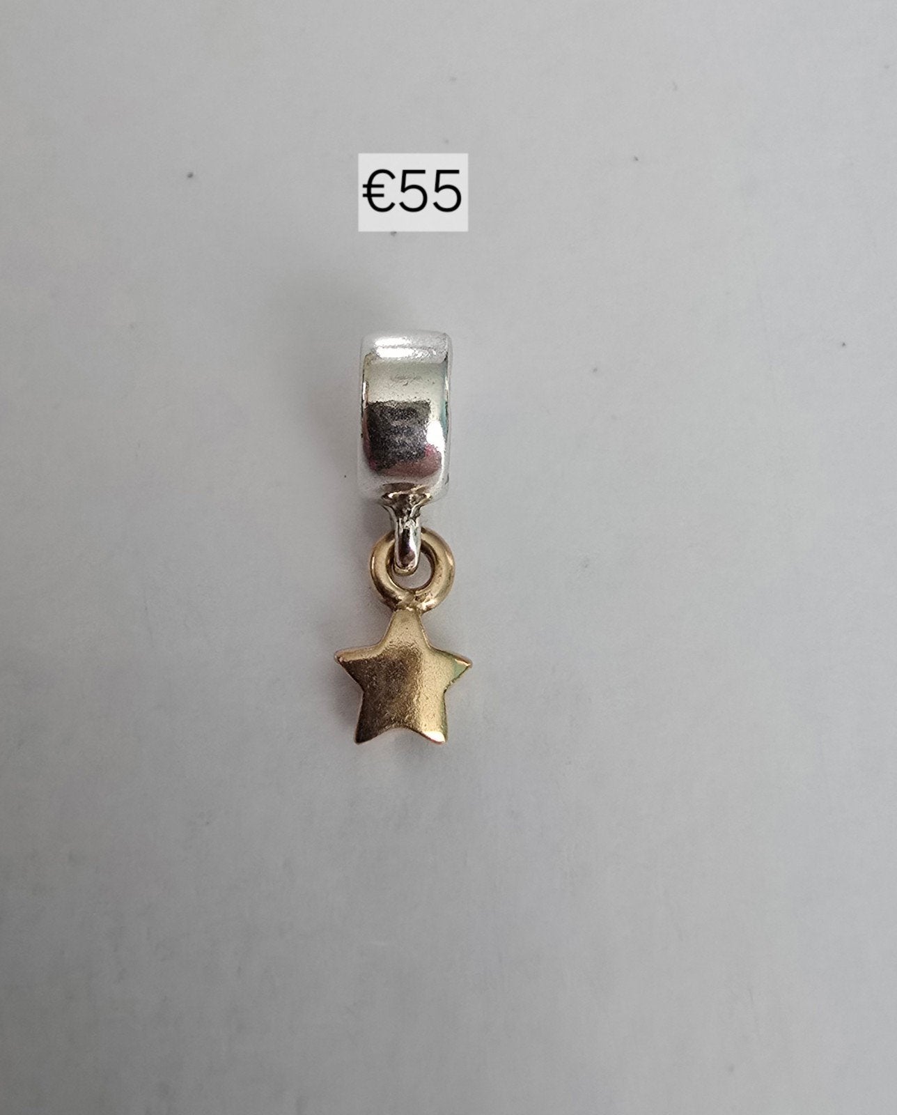 Prachtige originele bicolor Pandora bedel - zilver met goud, Ophalen of Verzenden, Zo goed als nieuw, Goud, Pandora