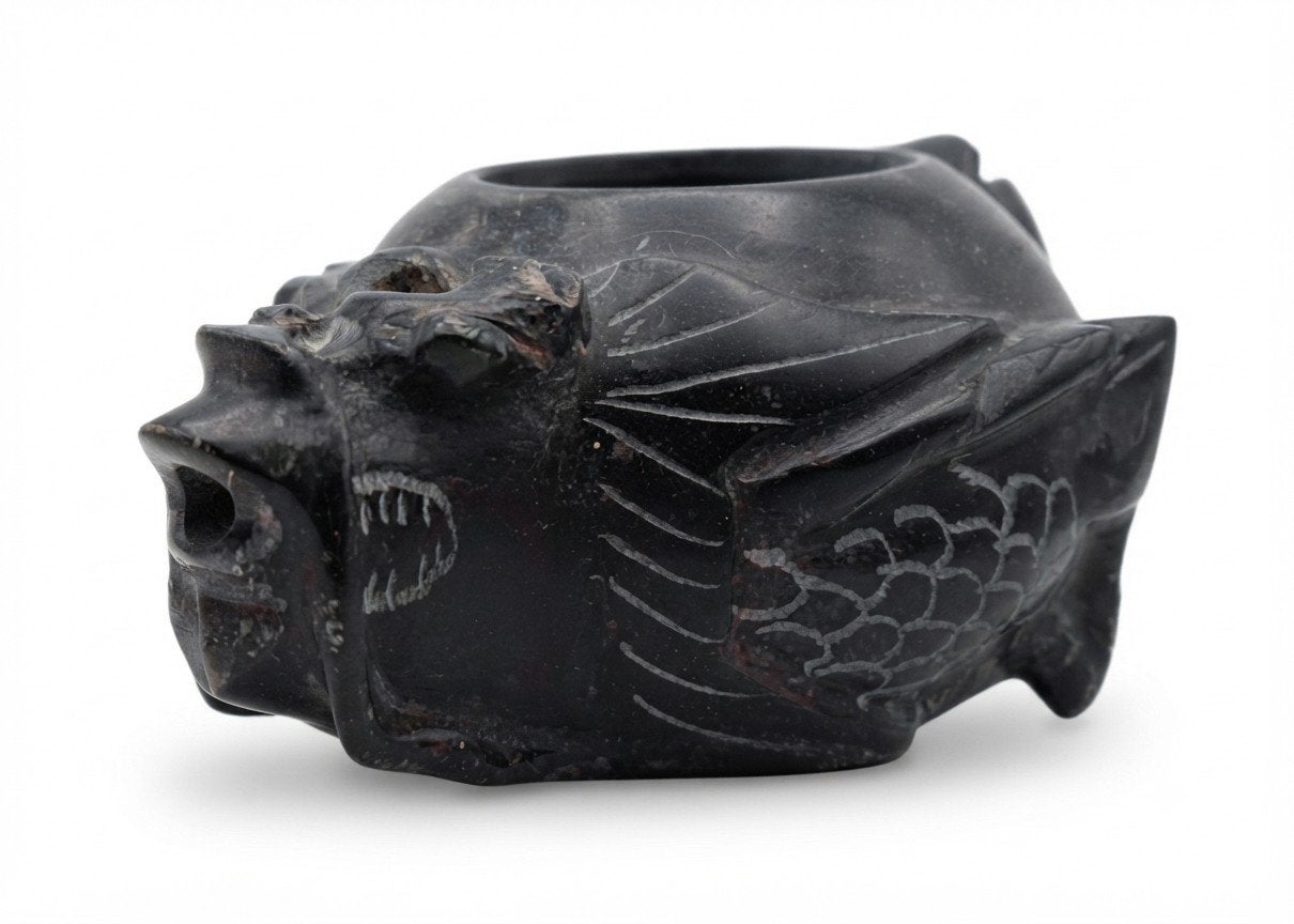 stenen theepot met drakenkop, Antiek en Kunst, Verzenden