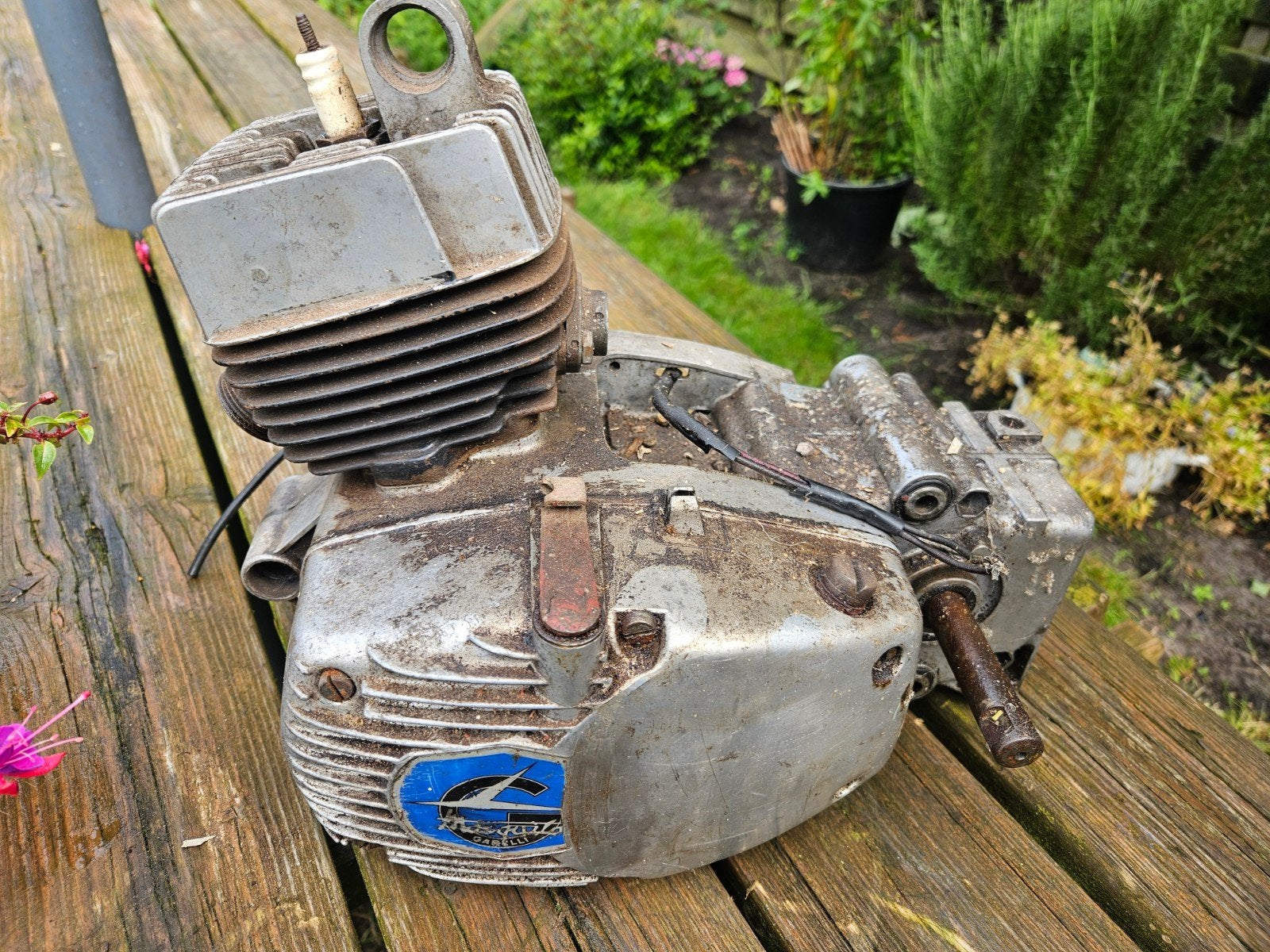 Garelli motorblok, Fietsen en Brommers, Brommeronderdelen | Oldtimers, Ophalen, Gebruikt, Blok, Overige merken