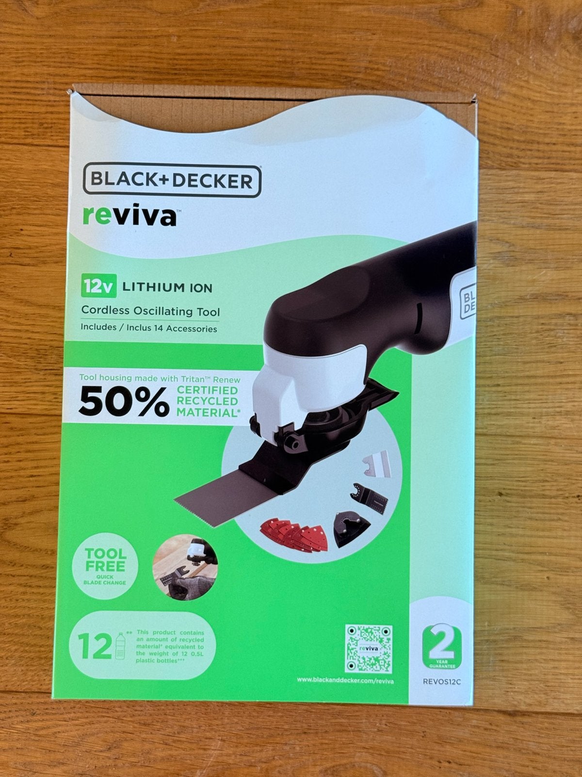 BLACK+DECKER reviva 12V Accu Multitool - Zo goed als nieuw, Ophalen of Verzenden, Zo goed als nieuw