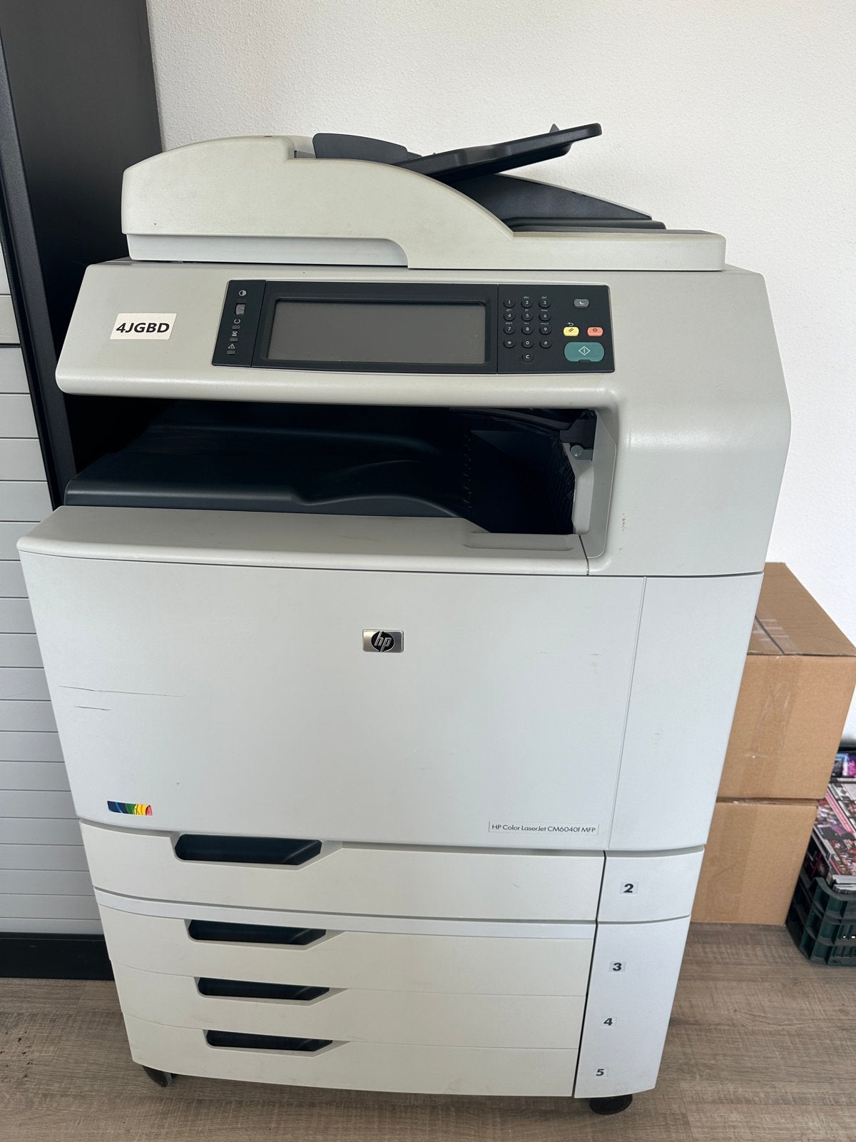 HP Color LaserJet CM6040f MFP - Professionele Kantoorprinter, Ophalen, Gebruikt, Faxen, All-in-one