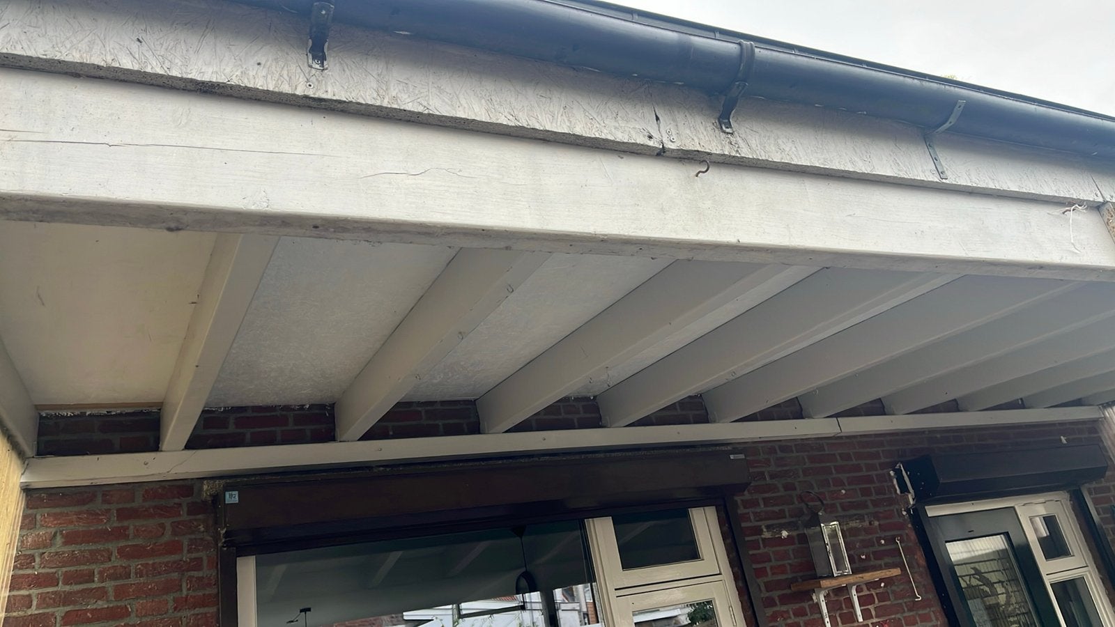 Massief houten overkapping- zelf komen demonteren a.u.b., Tuin en Terras, Overkappingen, Ophalen of Verzenden, Gebruikt, Overige typen