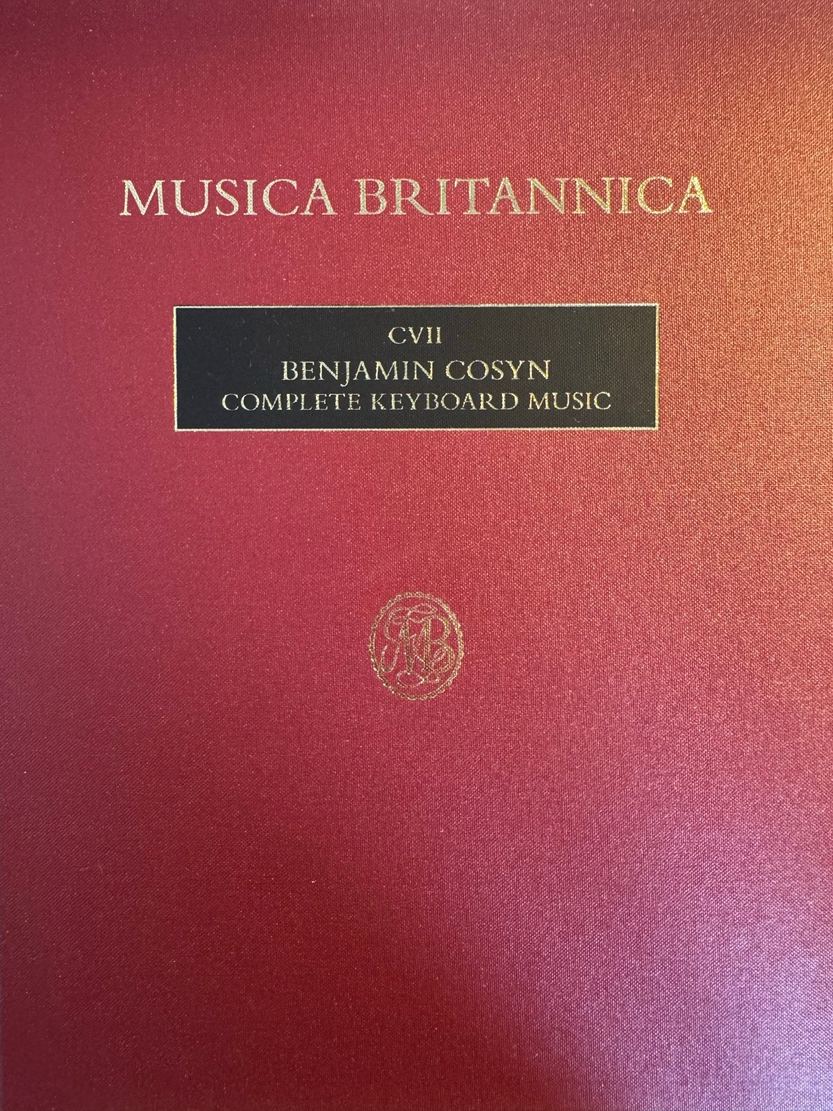 Musica Britannica CVII: Benjamin Cosyn Complete Keyboard Mus, Ophalen of Verzenden, Zo goed als nieuw, Instrument