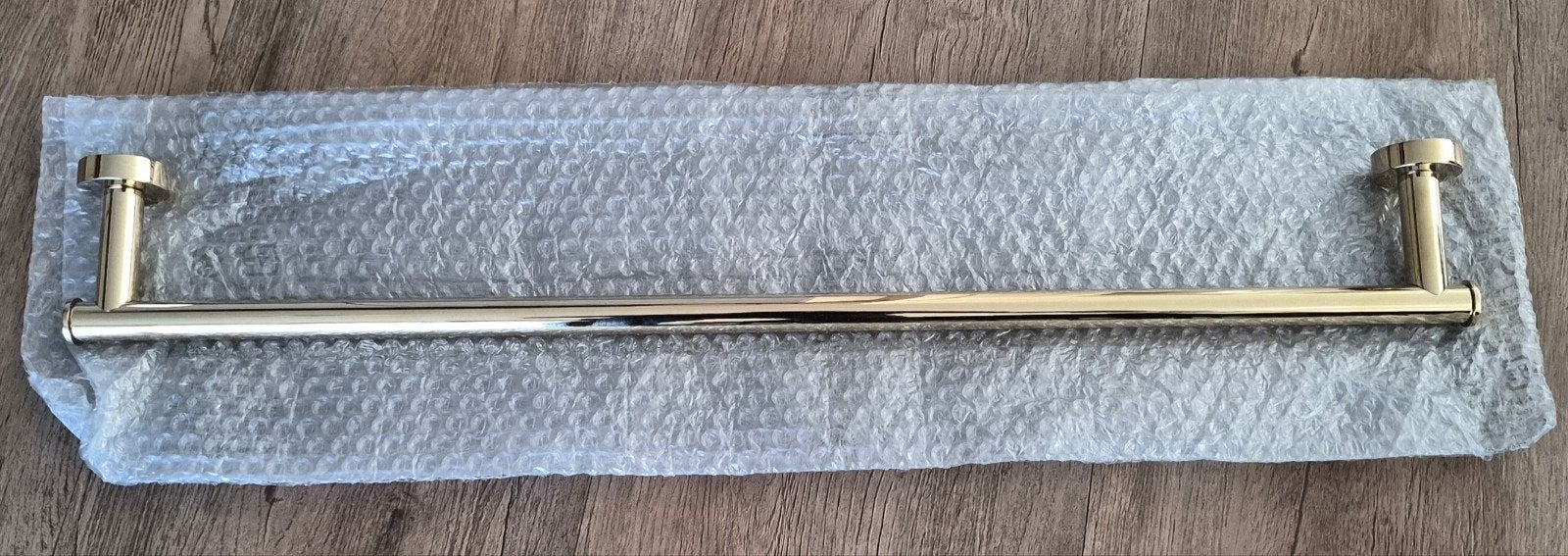 Hotbath CBA07 Handdoekstang 64cm Gepolijst Messing NIEUW, Ophalen of Verzenden, Nieuw, Kraan