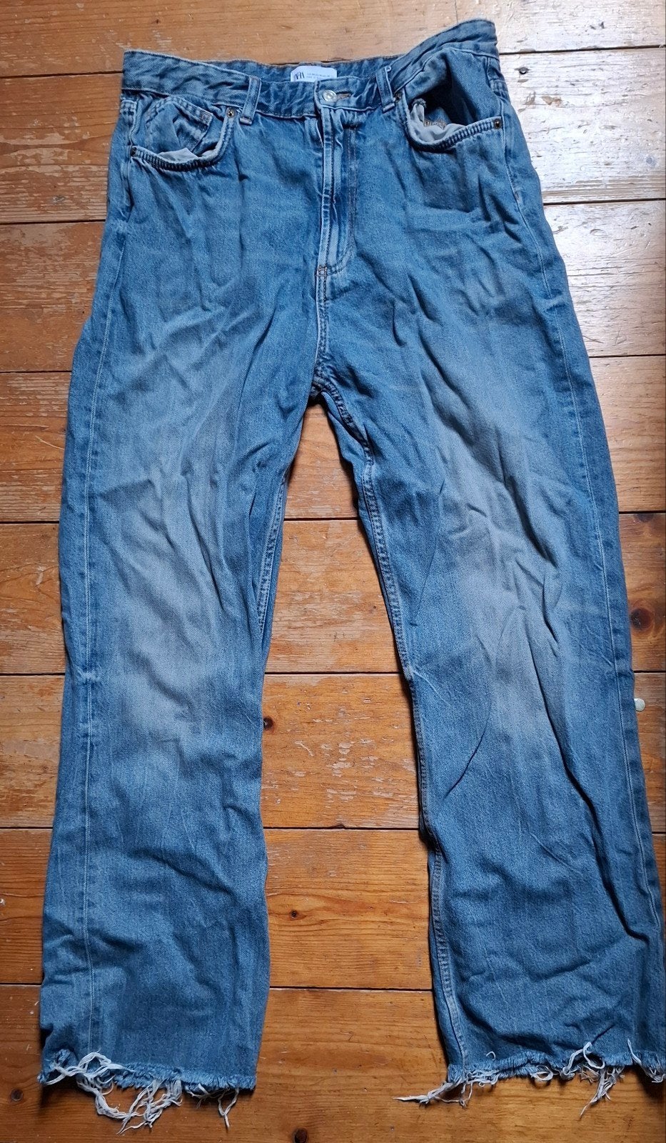 Zara spijkerbroek   nieuw, Kleding | Dames, Ophalen of Verzenden, Nieuw, Blauw