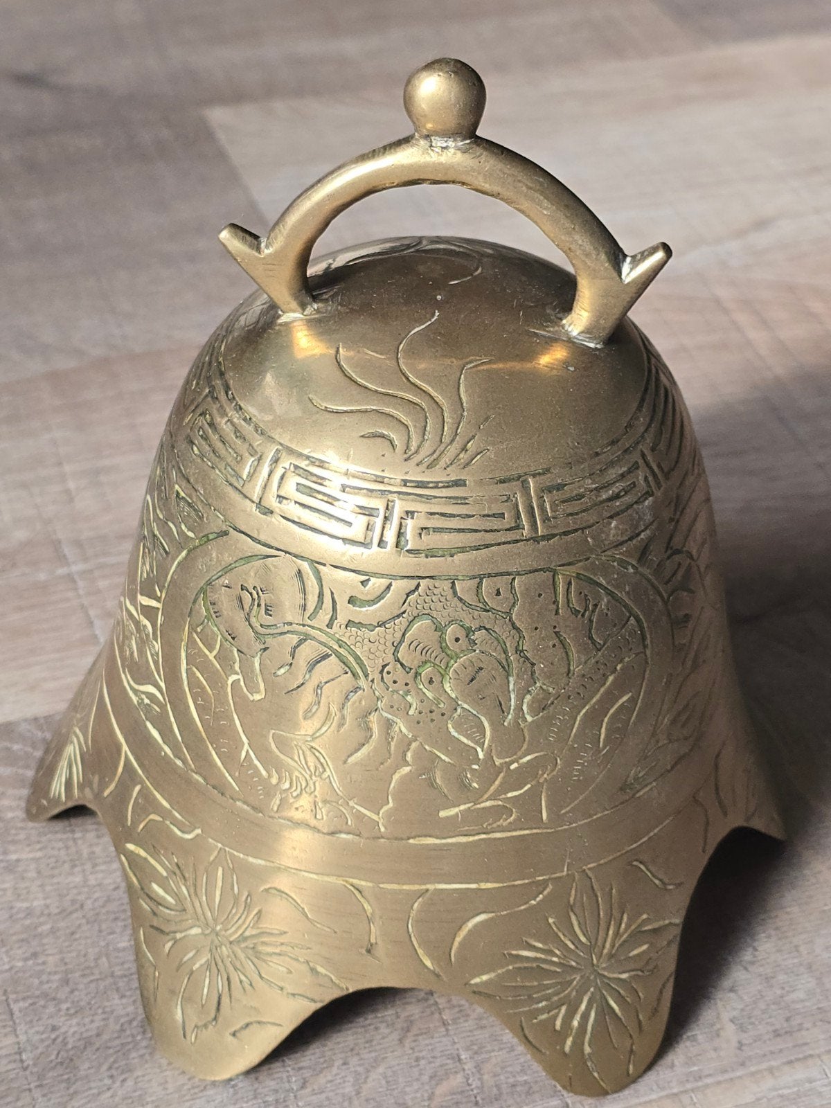 Prachtige antieke zware bronzen gong ca 715 gram €39, Ophalen of Verzenden