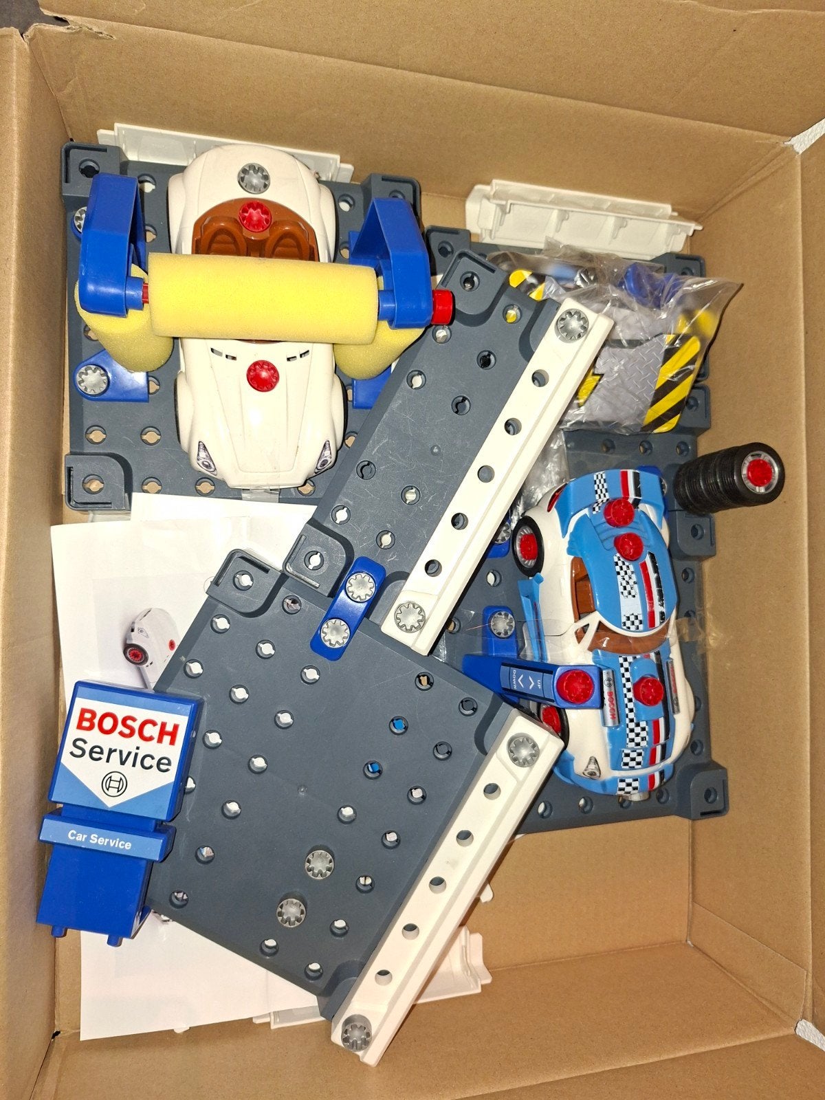 Bosch Auto Garage Speelset (niet compleet), Ophalen of Verzenden, Gebruikt, Bouwen