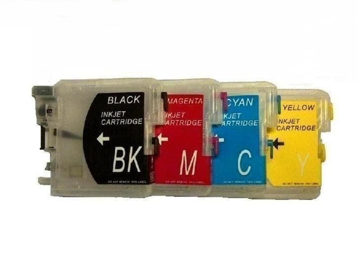 Hervulbare cartridge Alternatief Brother LC-980  LC-1100 985, Ophalen of Verzenden, Nieuw, Toner