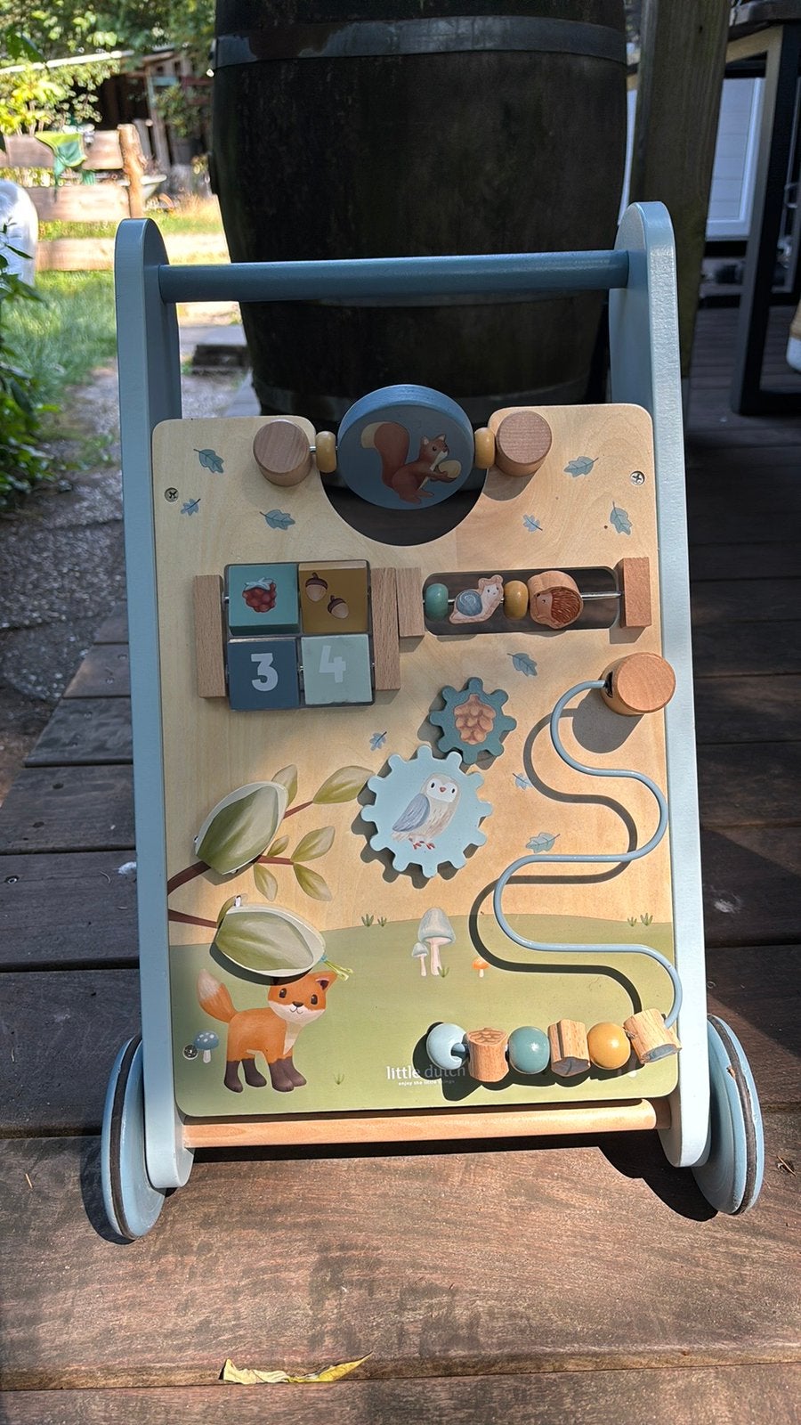 Loopwagentje Little Dutch met activiteitenbord, Ophalen, Zo goed als nieuw, Overige typen