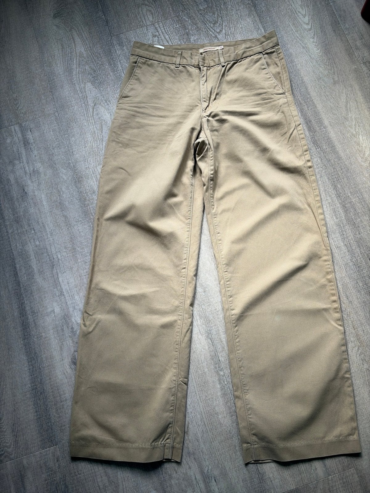 Levi's Baggy Trousers - Maat 27 (ongeveer S), Ophalen, Beige, Maat 36 (S), Lang