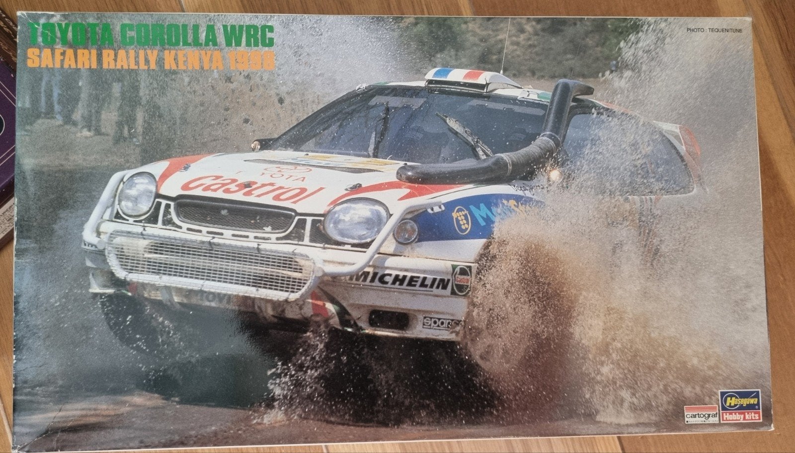 Hasegawa Toyota Corolla WRC Safari Rally Kenya 1998, Overige merken, Auto, Groter dan 1:32, Nieuw