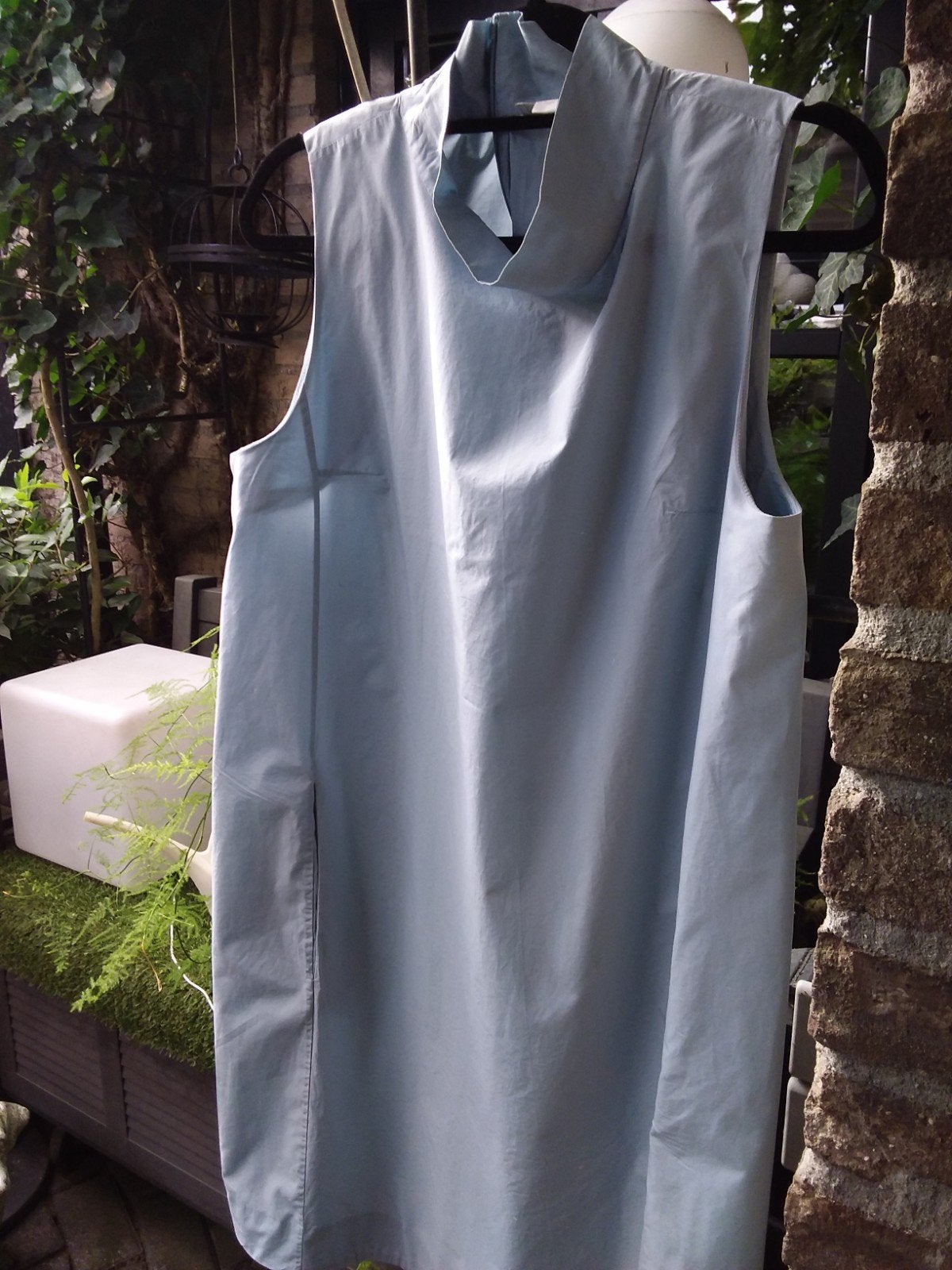 COS. zomerjurkje lichtblauw. Maat 44, Ophalen of Verzenden, Zo goed als nieuw, Maat 42/44 (L), Blauw
