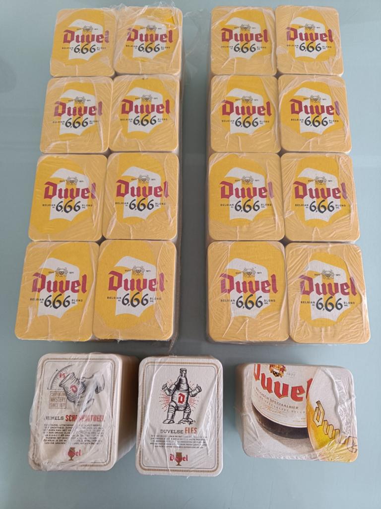 Duvel  bierviltjes - nieuw in verpakking., Ophalen of Verzenden, Nieuw, Viltje(s), Duvel