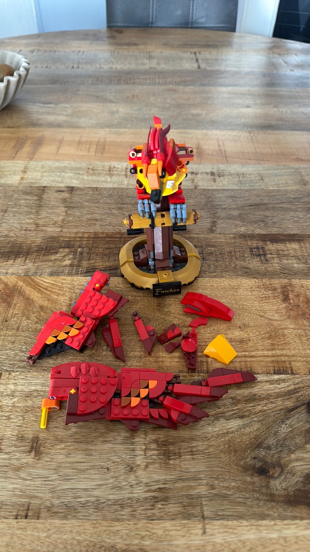 Lego Fawkes harry potter, Ophalen of Verzenden, Zo goed als nieuw