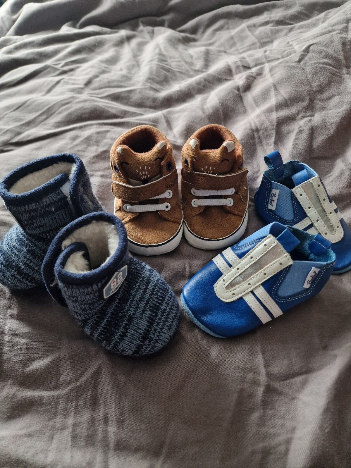Leuke baby schoentjes en slofjes - 3 paar, Kinderen en Baby's, Jongetje of Meisje, Ophalen of Verzenden, Diverse, Gebruikt