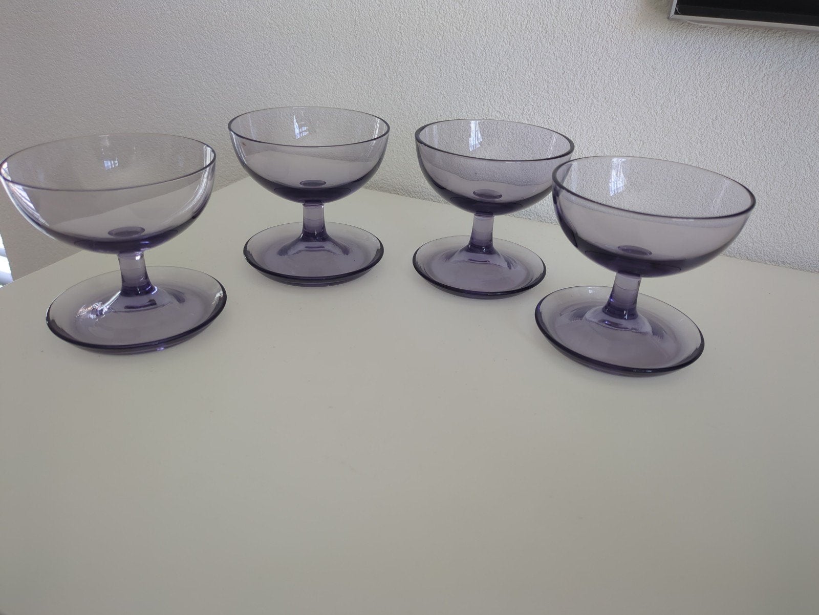 Desert coupes Leerdam licht paars, Ophalen of Verzenden
