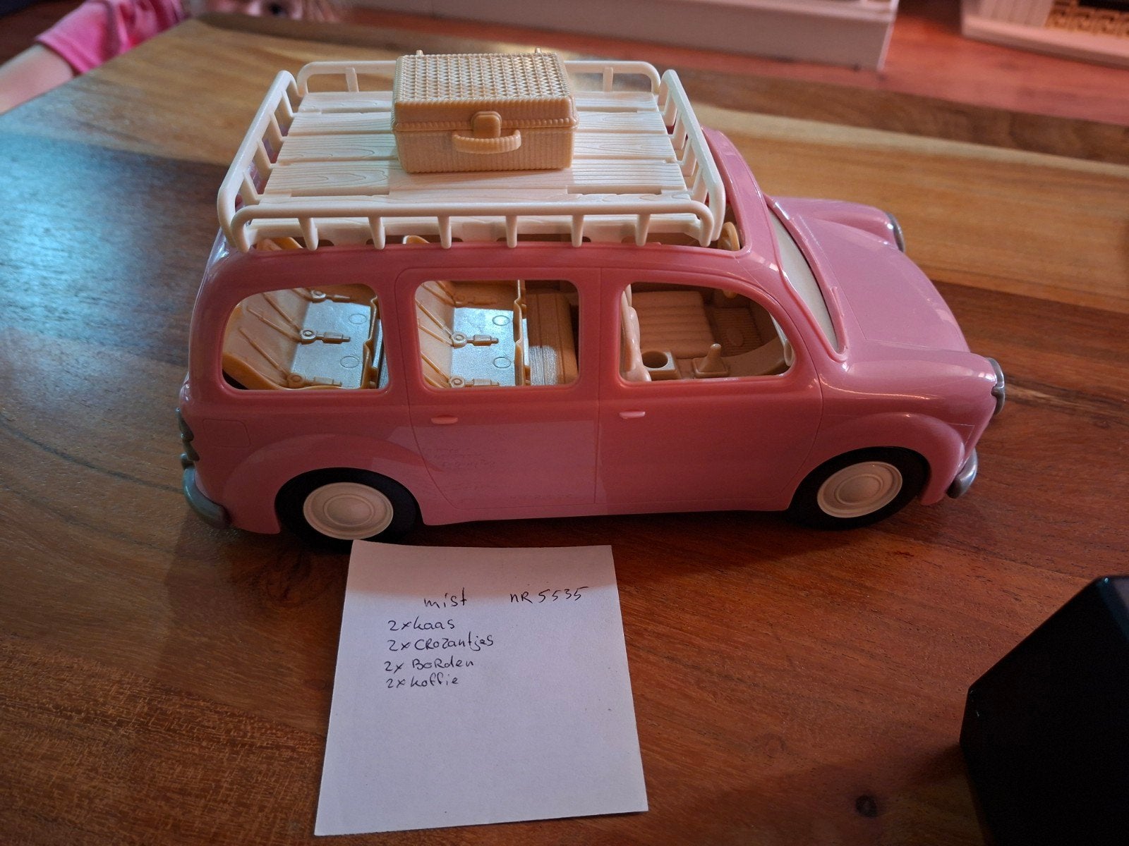 Sylvanian families roze auto, Ophalen, Zo goed als nieuw