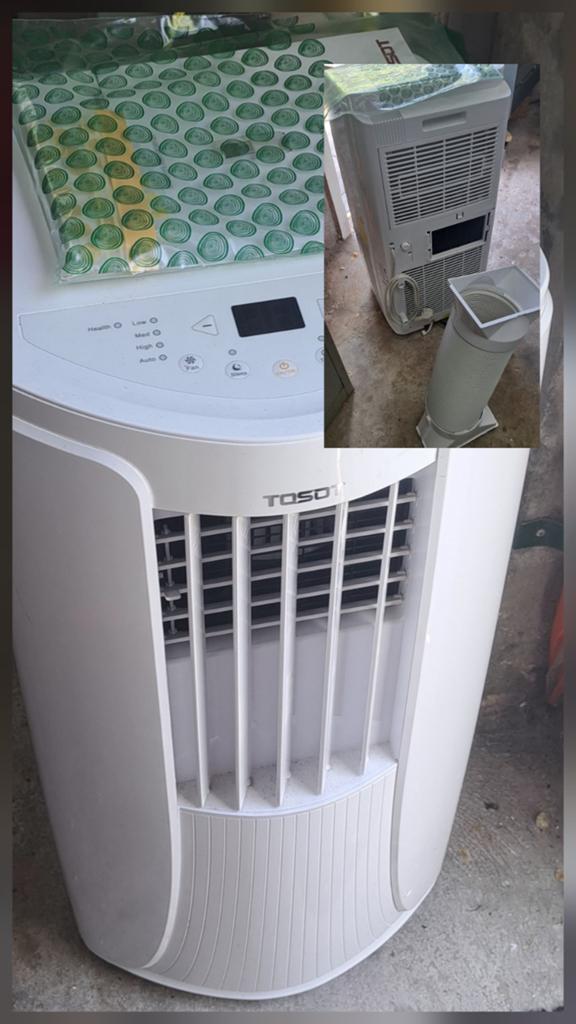 Mobiele Airco Tosot zgan, 53dB A+, Witgoed en Apparatuur, Airco's, Ophalen, Minder dan 60 m³, 3 snelheden of meer, Zo goed als nieuw