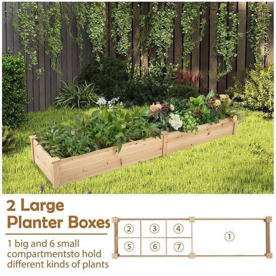Verhoogd Tuinbed – Moestuinbak – Plantenbak – Kruidenbak, Hobby en Vrije tijd, Overige Hobby en Vrije tijd, Corvance B.V., Verzenden