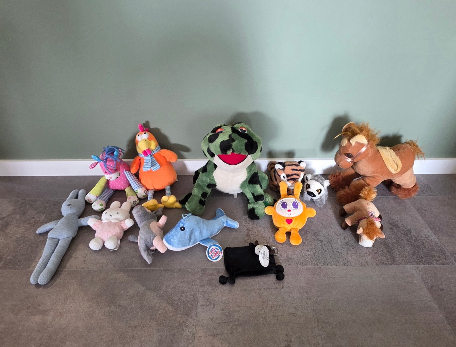 Verschillende pluche knuffels knuffel dieren beesten, Ophalen of Verzenden