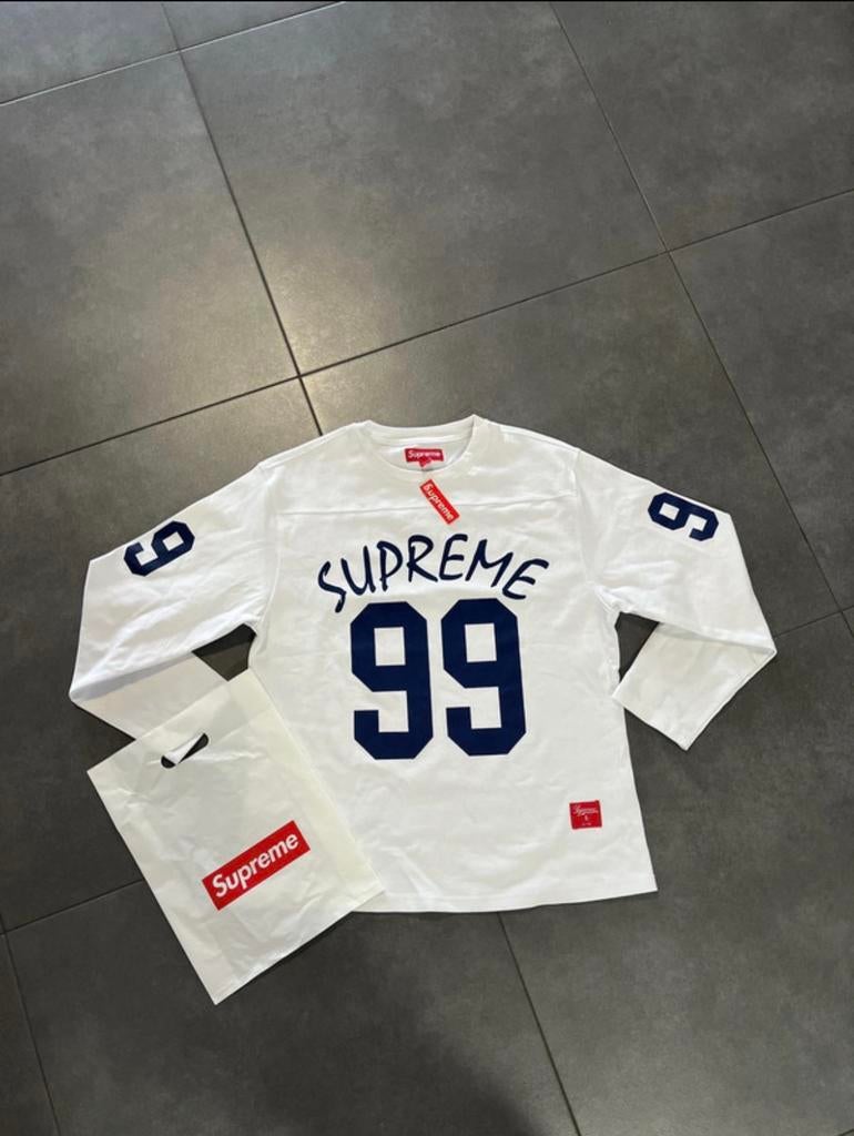 Supreme Longsleeve - S, Verzenden, Zo goed als nieuw, Maat 46 (S) of kleiner, Wit