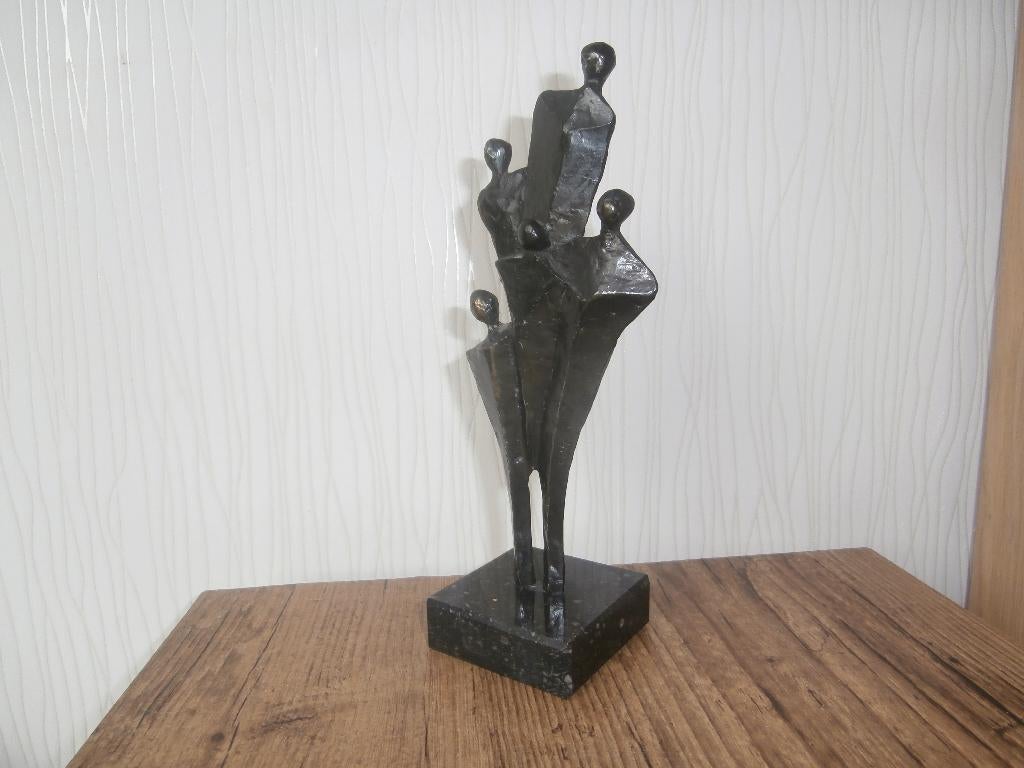Brons Beeld van Corry Ammerlaan    ,, Samen ,, Familie ,,, Verzamelen, Ophalen of Verzenden, Zo goed als nieuw, Mens