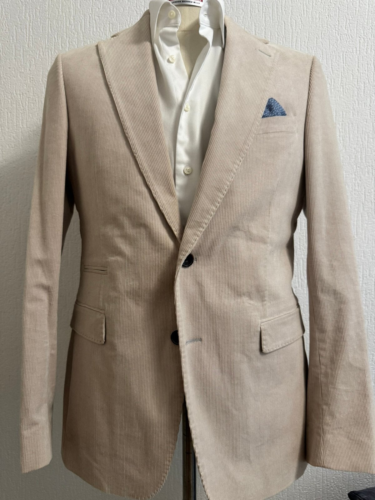 Cavallaro Napoli Jasje, Kleding | Heren, Verzenden, Zo goed als nieuw, Maat 48/50 (M), Beige
