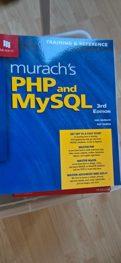 Murach's PHP and MySQL 3rd Edition - Schoolboek, Gelezen, Joel Murach, Ray Harris, Beta, HBO