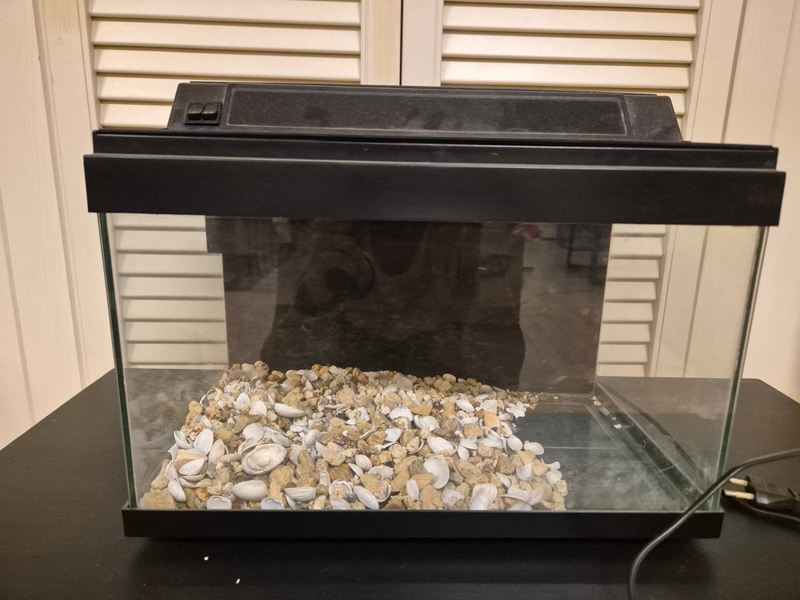 Compact aquarium met verlichting, Dieren en Toebehoren, Ophalen, Gebruikt, Leeg aquarium