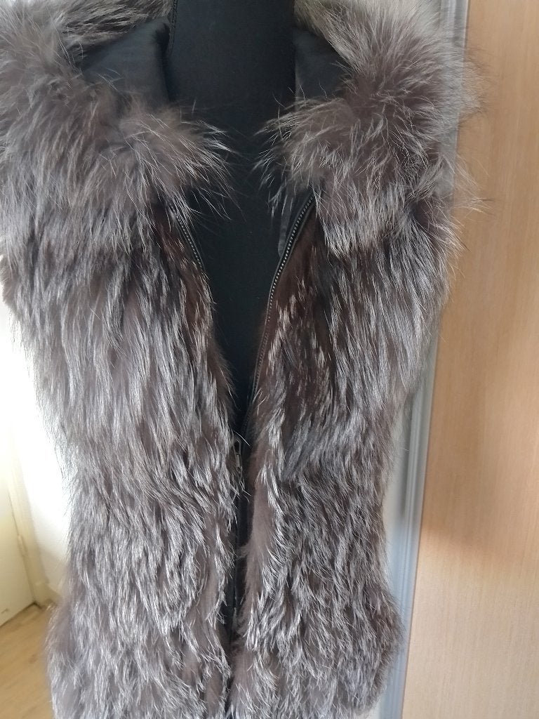 Bont bodywarmer, Ophalen of Verzenden, Zo goed als nieuw, Maat 38/40 (M), Zwart